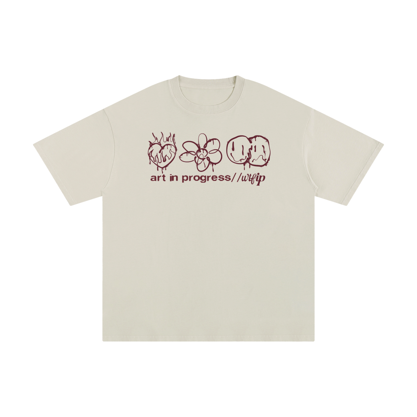 Art In Progress | WTFIP? | Unisex Pure Cotton T-Shirt
