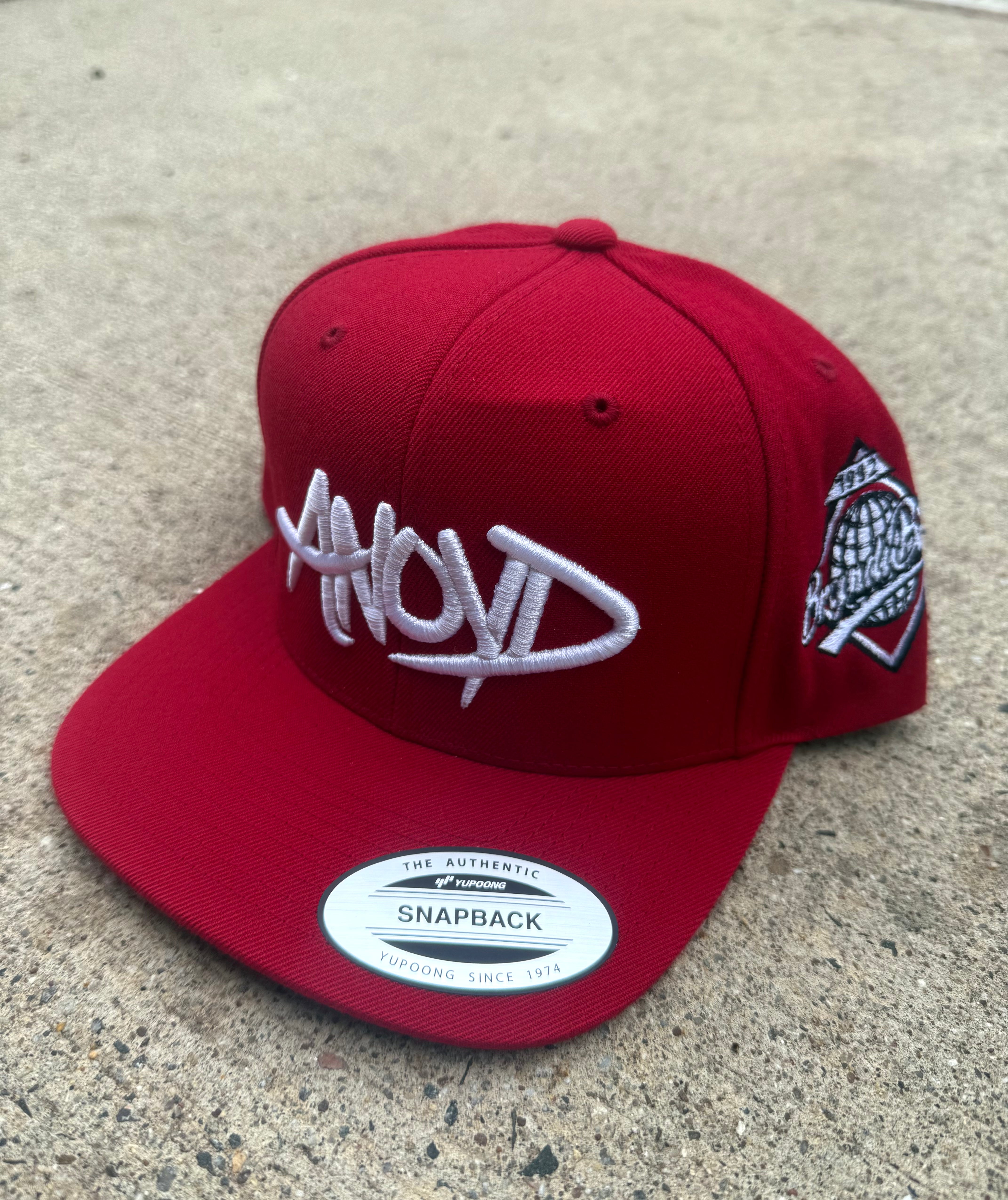 ANoyd ‘BRGNDI Boyz’ Red SnapBack Hat