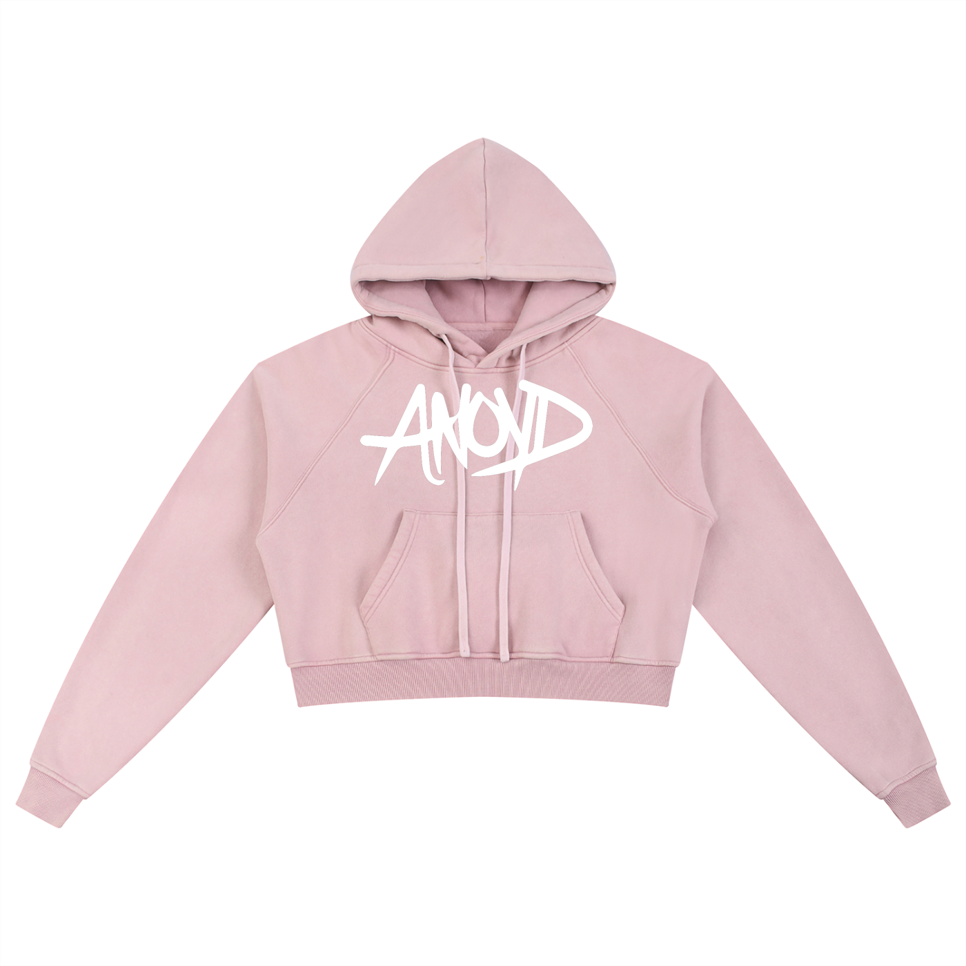 Snow Washed Cropped Hoodie
