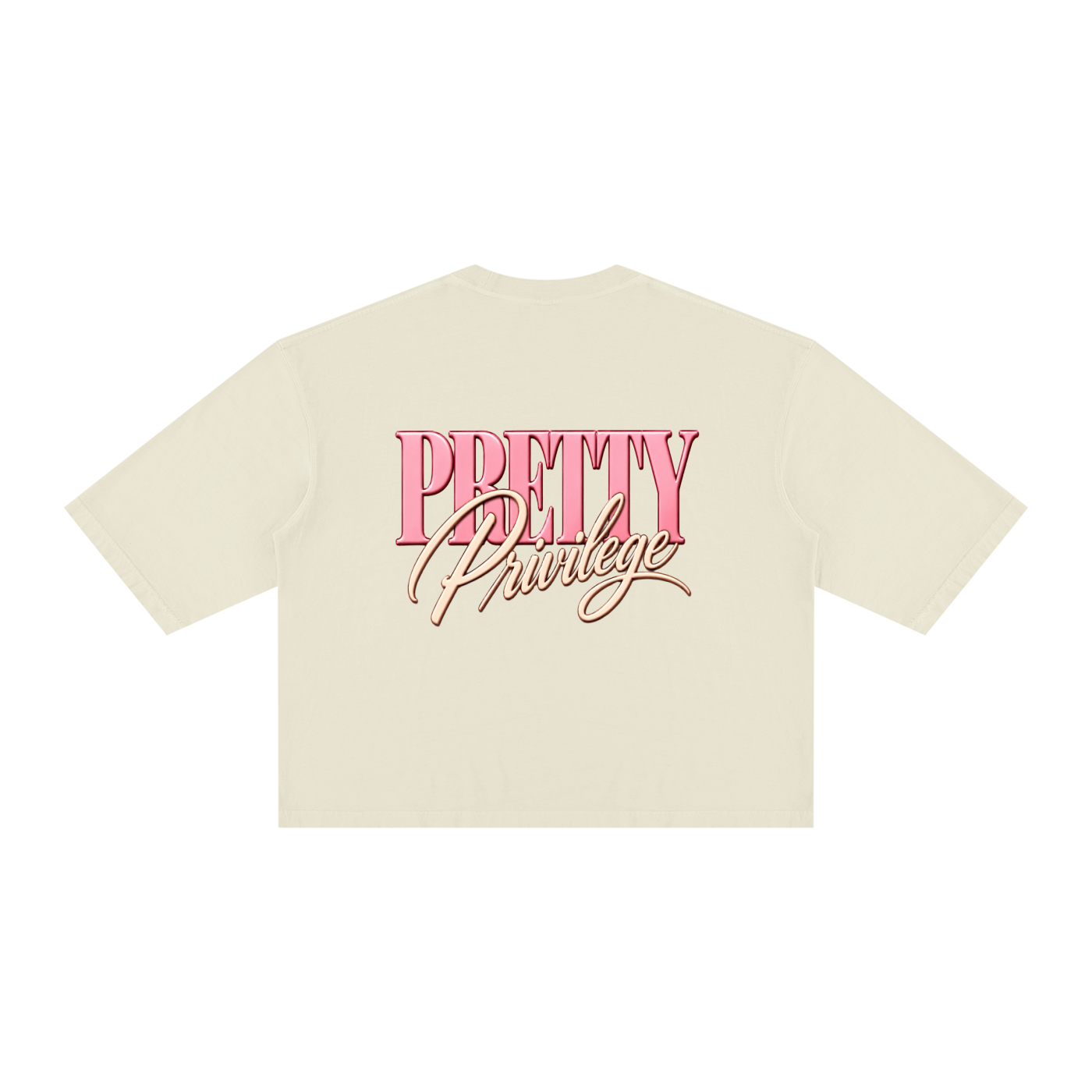 ANoyd Unisex Boxy “Pretty Privilege” T-Shirt